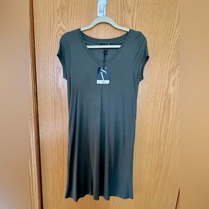 Vera Wang Dark Olive Dress Size Small